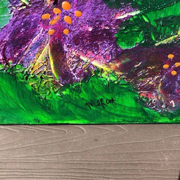 Original Abstract Floral Art - Picture 3 of 7